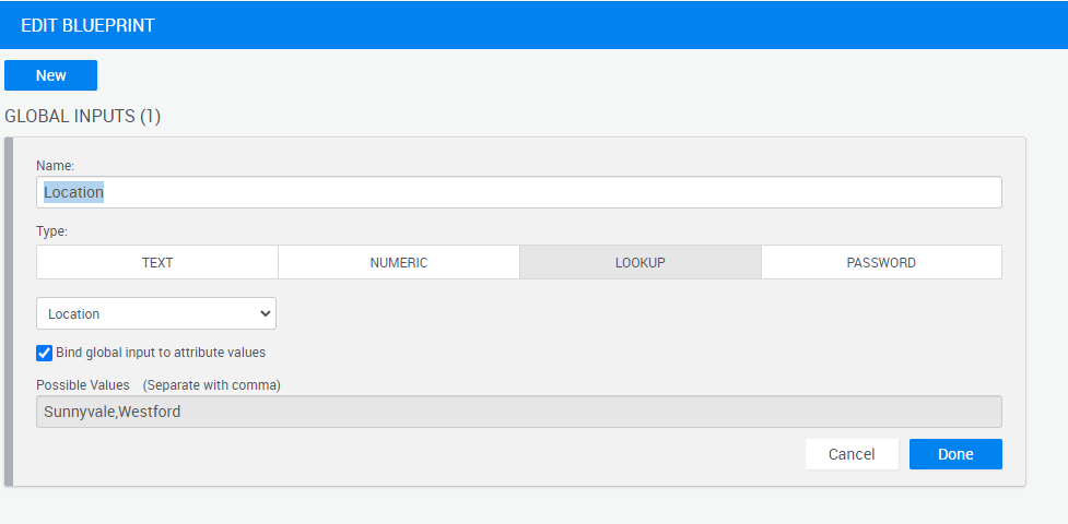 bind global input to attribute