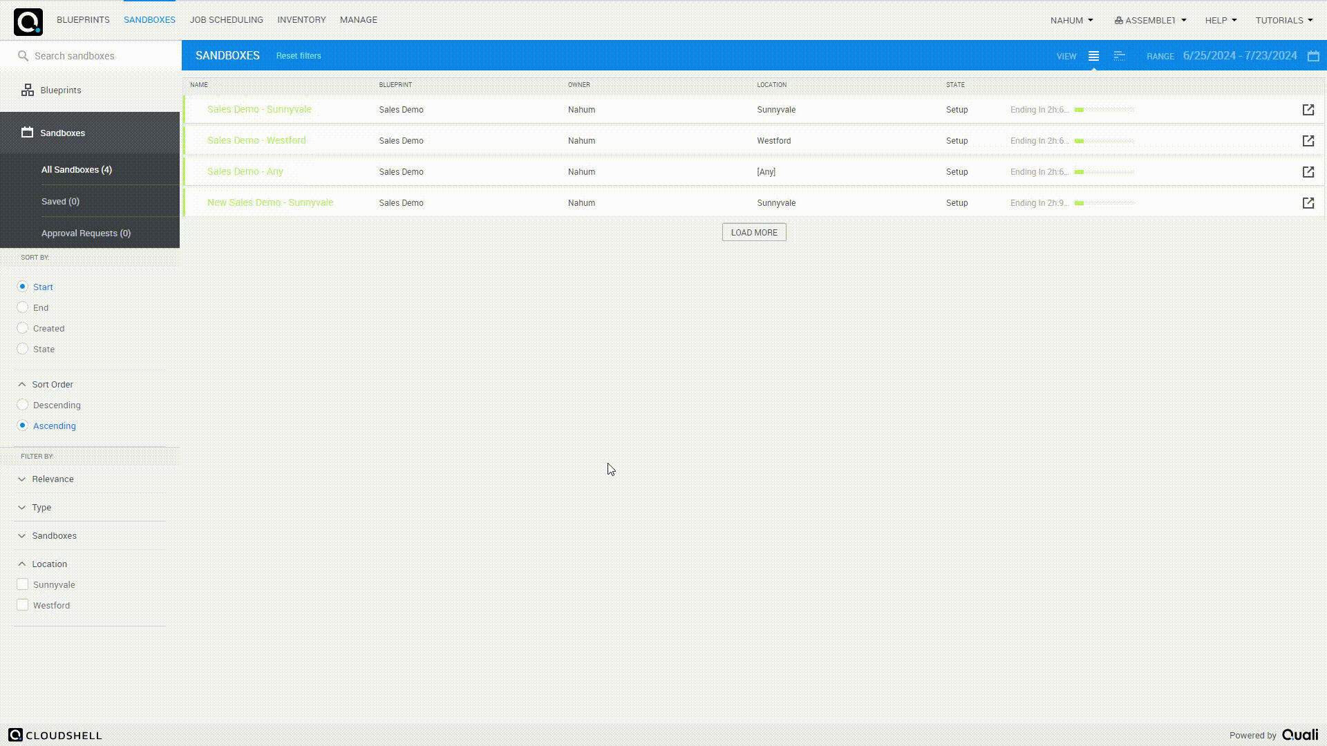 Sandbox Dashboard Customization